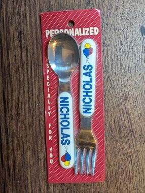 Vintage Nicholas Children’s Spoon & Fork Set - Never Been Opened